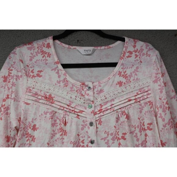 Yozly Long Sleeve Long Nightgown-Size Small-Pockets - Picture 3 of 8
